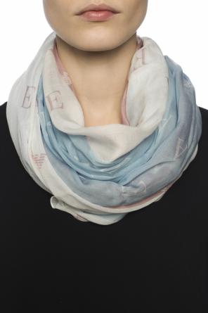 Logo-embroidered scarf, zdjęcie 2 Logo-embroidered scarf od Emporio Armani